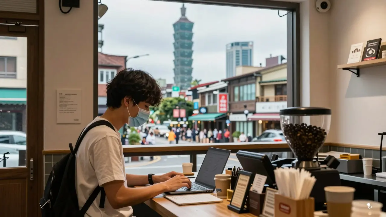Sinh viên thiết kế trình bày bản phác thảo sản phẩm trong xưởng sáng tạo ở Đài Loan